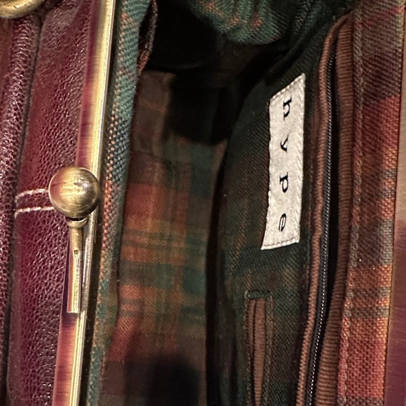 NWT Hype Elegant Plum (Cordovan) Burgundy Leather Handbag - Picture 10 of 12